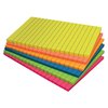 Better Office Products Lined Sticky Notes, 4in.x6in. 300 Shts 50/Pad, Self Stick Notes with Lines, Bright Colors, 6PK 66461